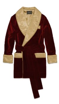 mens velvet smoking jacket