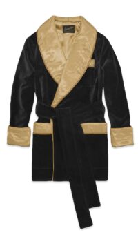 mens velvet smoking jacket
