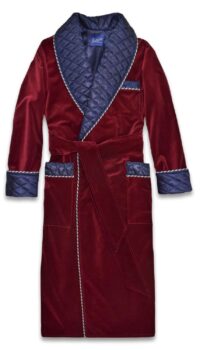 1burgundy deluxe 1, Dressing Gowns and Pajamas by Baturina Homewear