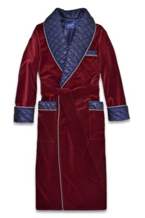 1burgundy deluxe 1, Dressing Gowns and Pajamas by Baturina Homewear