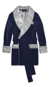 7 1velvet smoking jacket elegance1 1, Dressing Gowns and Pajamas by Baturina Homewear