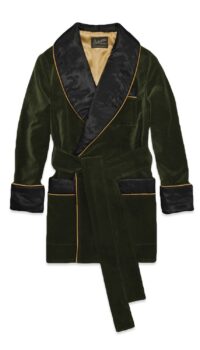 8 1 velvet smoking jacket elegance1, Dressing Gowns and Pajamas by Baturina Homewear
