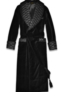 black velvet dressing gown 1, Dressing Gowns and Pajamas by Baturina Homewear