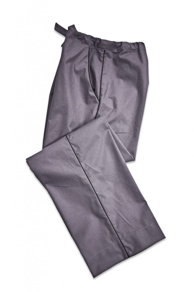 gray2 cotton robe pants set, Dressing Gowns and Pajamas by Baturina Homewear