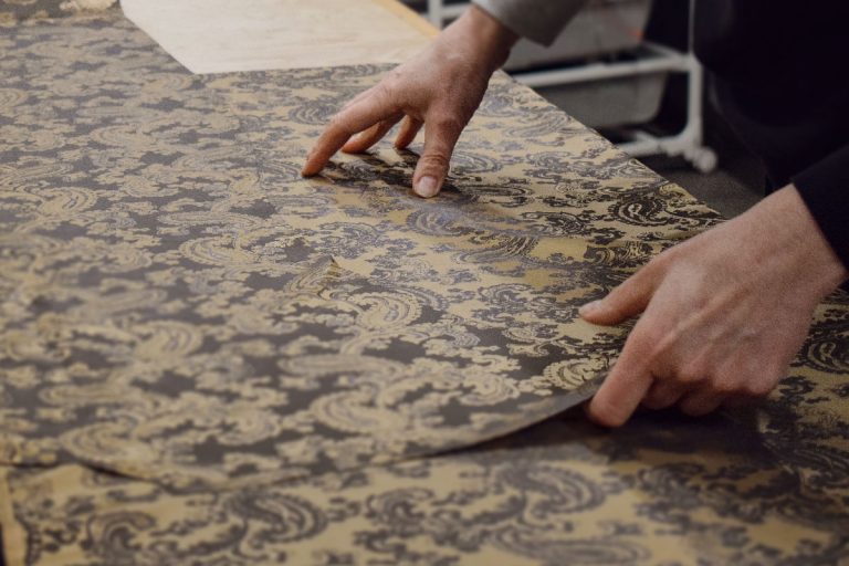 Working on an order.