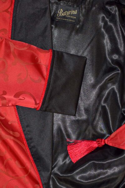 Men's Red Dressing Gown | Renfield Smoking Jacket Robe