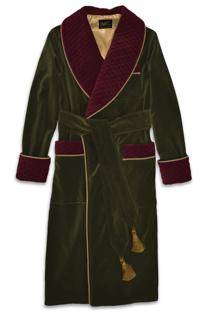 Men's Fibre Velvet Gown Set