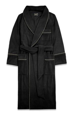 black01 1 fleece dressing gown robe extra warm, Dressing Gowns and Pajamas by Baturina Homewear
