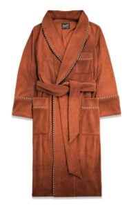 orange1 fleece dressing gown robe extra warm, Dressing Gowns and Pajamas by Baturina Homewear