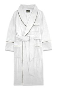 white1 fleece dressing gown robe extra warm, Dressing Gowns and Pajamas by Baturina Homewear