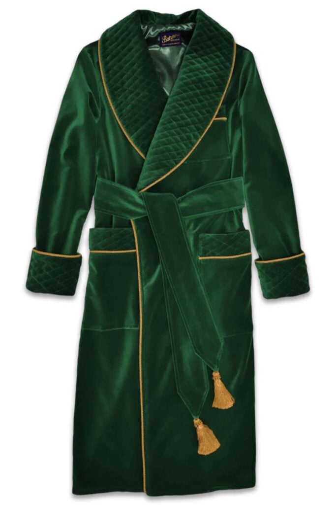 green1 velvet robe men, Dressing Gowns and Pajamas by Baturina Homewear