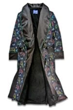 Men's Dressing Gown Gamer Print Cotton Soft Cozy Warm Fleece - Image 2