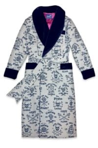 pirate dressing gown velvet jacquard, Dressing Gowns and Pajamas by Baturina Homewear