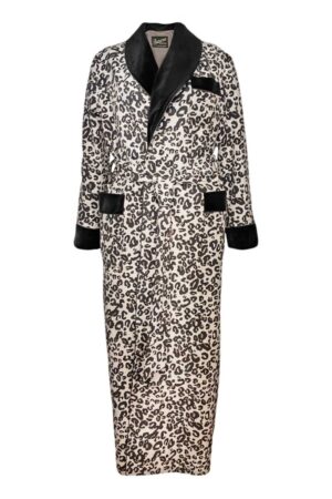 black ladies leopard robe velvet, Dressing Gowns and Pajamas by Baturina Homewear