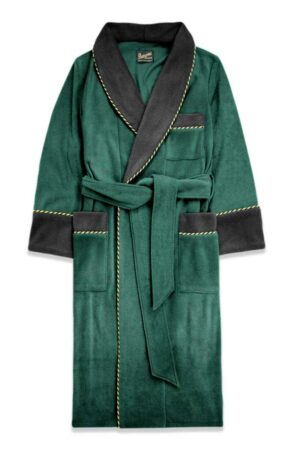 green fleece robe7, Dressing Gowns and Pajamas by Baturina Homewear