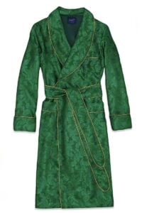 green paisley robe1, Dressing Gowns and Pajamas by Baturina Homewear