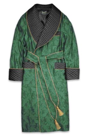green paisley robe4, Dressing Gowns and Pajamas by Baturina Homewear