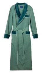 green velvet cotton robe, Dressing Gowns and Pajamas by Baturina Homewear