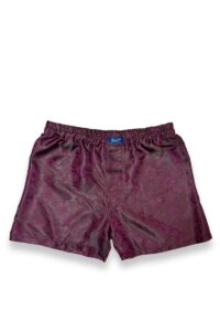 1burgundy boxer shorts, Dressing Gowns and Pajamas by Baturina Homewear