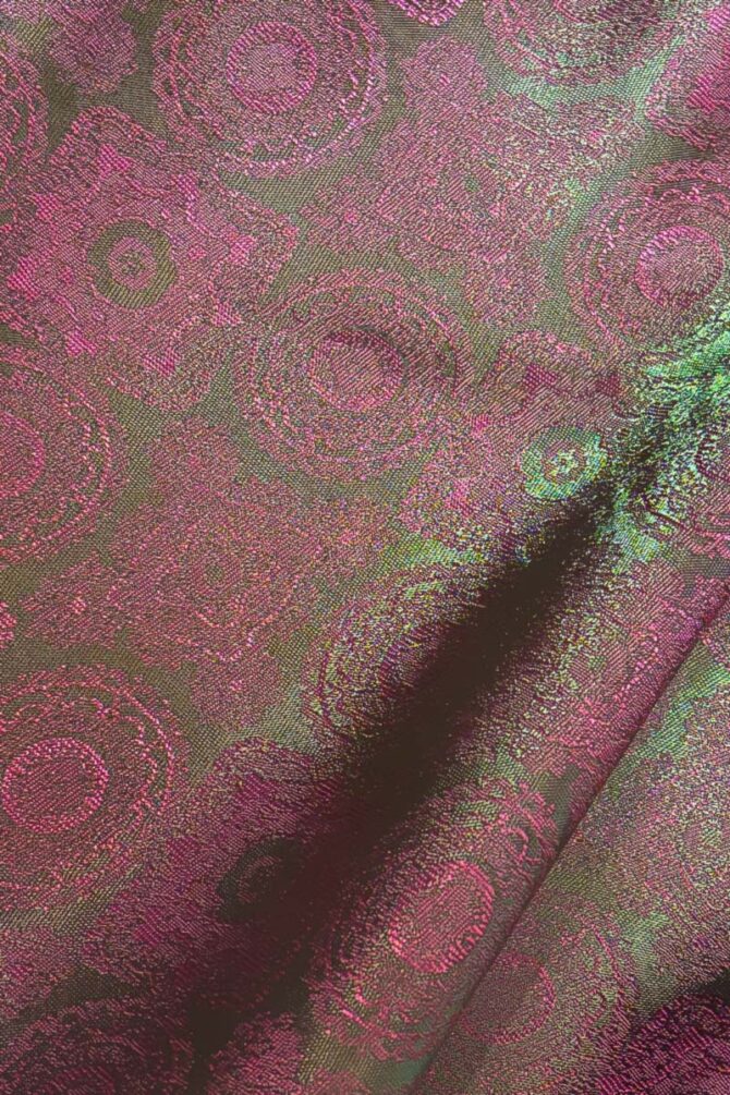 Men's Boxer Shorts Burgundy Medallion Jacquard - Image 3