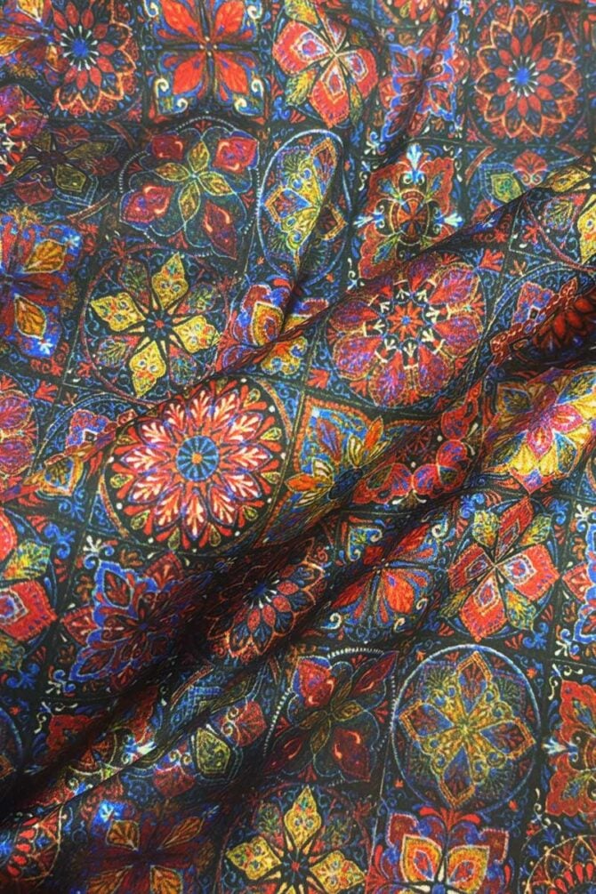 Men's Boxer Shorts Mosaic Silk - Image 2