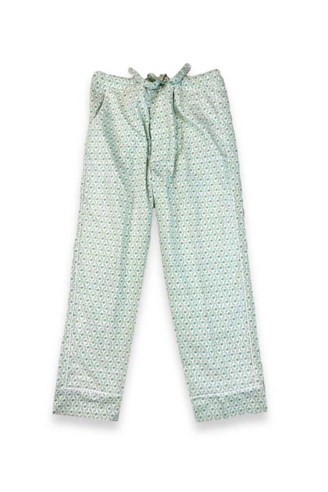 Men's Pajamas Set Green Medallion Cotton - Image 2