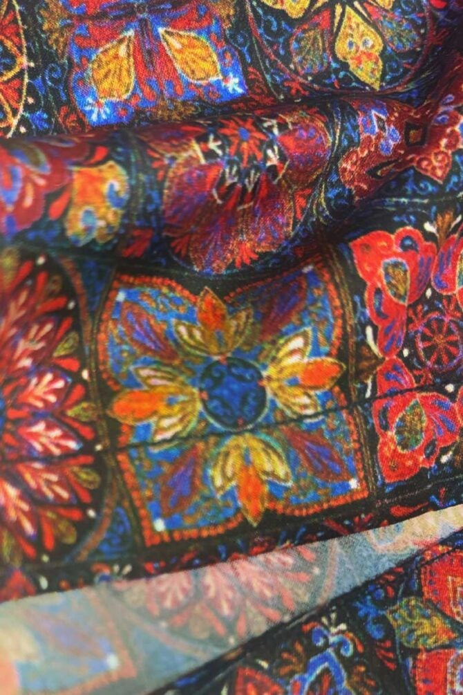 Men's Boxer Shorts Mosaic Silk - Image 4