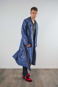 04paisley silk cotton lined robe, Dressing Gowns and Pajamas by Baturina Homewear