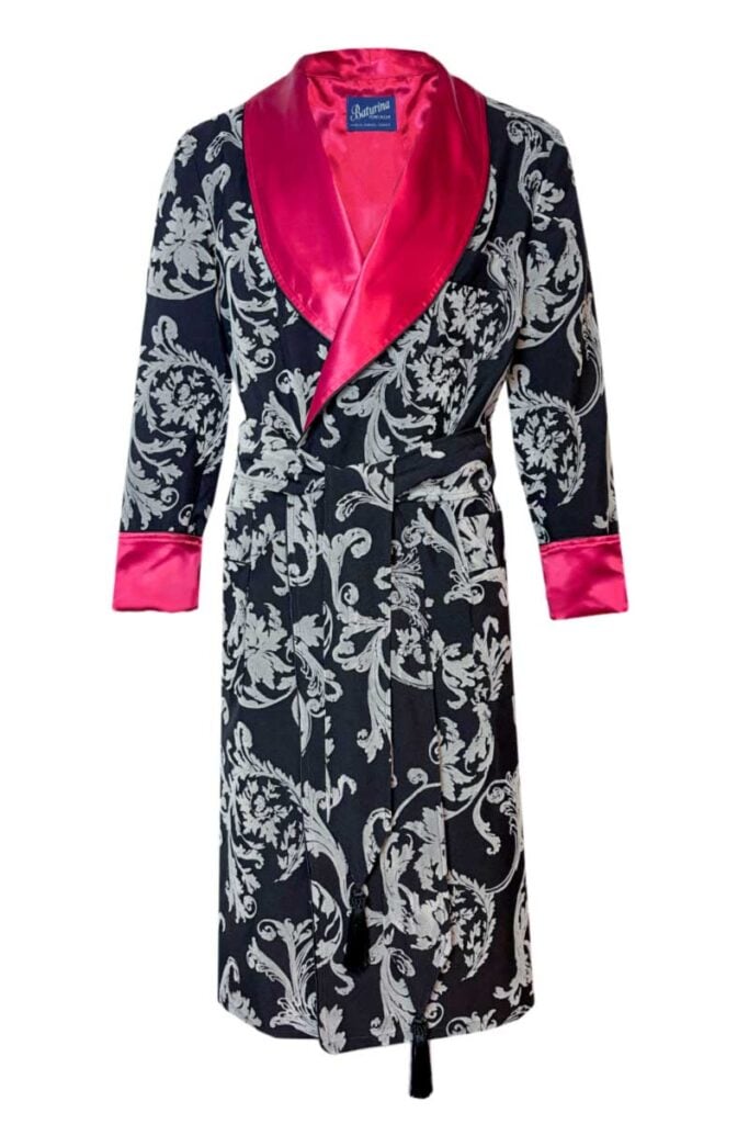 1pink black dressing gown, Dressing Gowns and Pajamas by Baturina Homewear