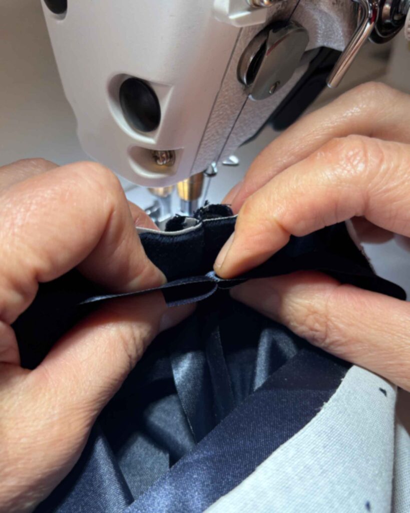 How a smoking cap is made 1 2how a smoking cap is made, Dressing Gowns and Pajamas by Baturina Homewear