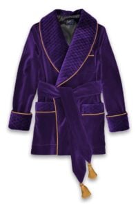 purple velvet robe men, Dressing Gowns and Pajamas by Baturina Homewear