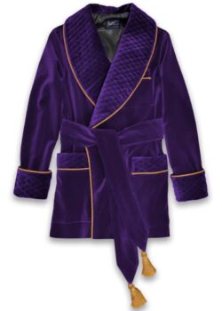 purple velvet robe men, Dressing Gowns and Pajamas by Baturina Homewear