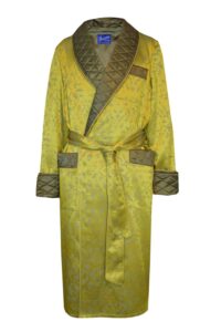 01 chartreuse green olive dressing gown robe, Dressing Gowns and Pajamas by Baturina Homewear