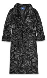 mens black velvet dressing gown chenille, Dressing Gowns and Pajamas by Baturina Homewear