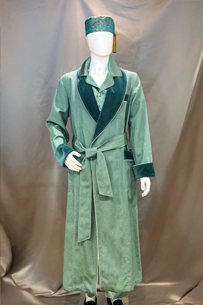 sage green robe pajamas men, Dressing Gowns and Pajamas by Baturina Homewear