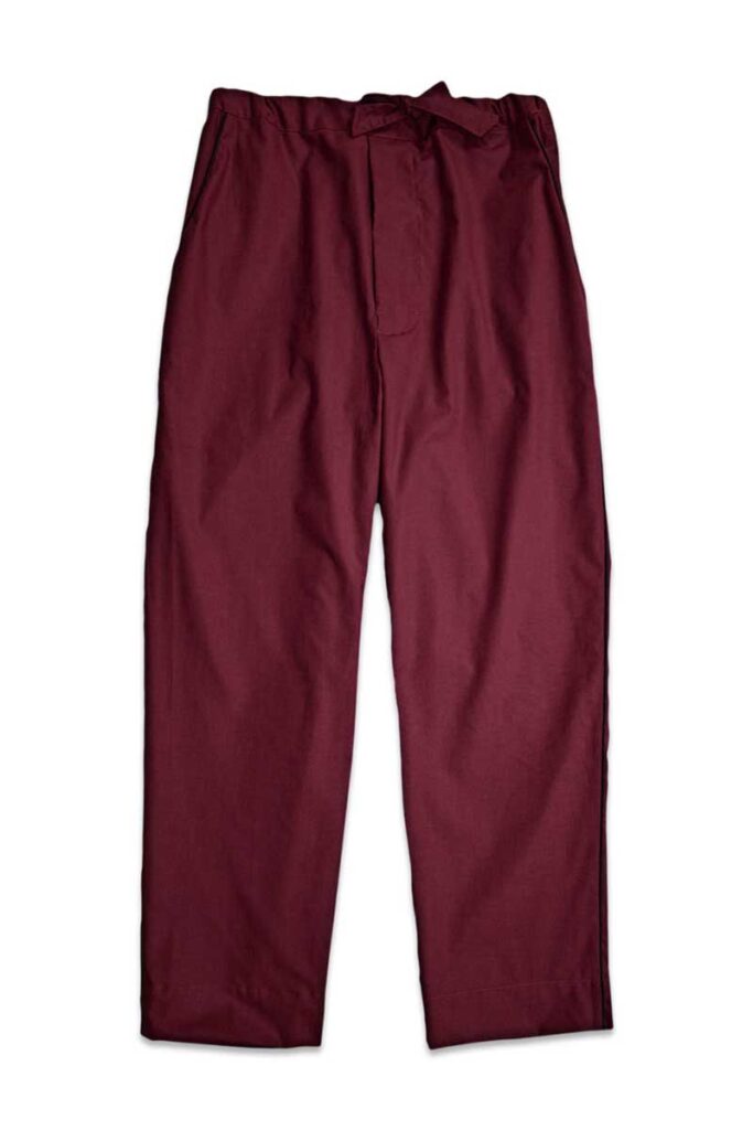1trousers burgundy4 summer robes, Dressing Gowns and Pajamas by Baturina Homewear