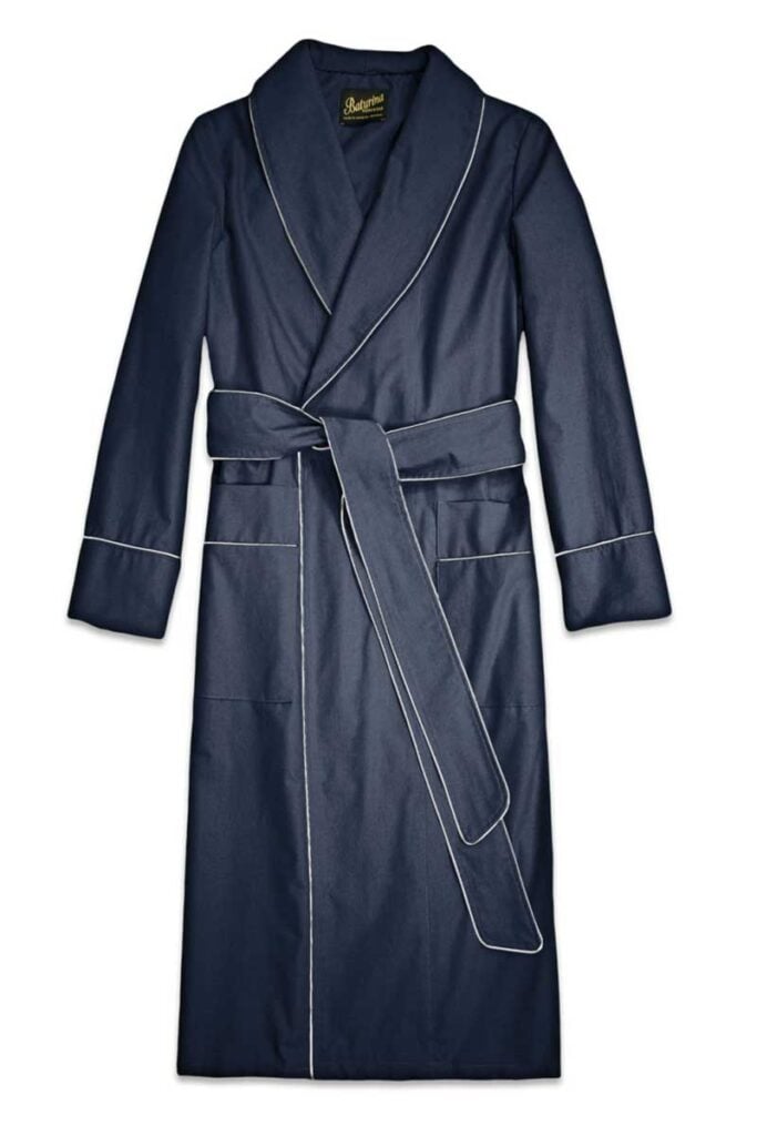 navy1 summer robes, Dressing Gowns and Pajamas by Baturina Homewear
