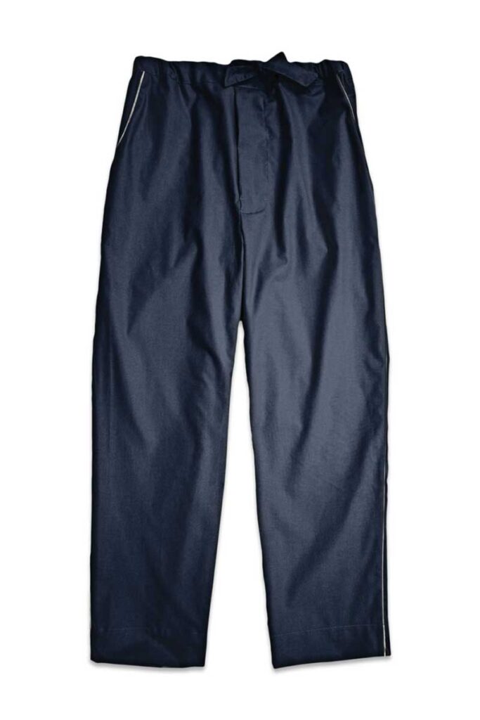 trousers navy4 summer robes, Dressing Gowns and Pajamas by Baturina Homewear