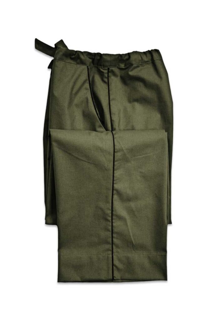 trousers olive5 summer robes, Dressing Gowns and Pajamas by Baturina Homewear