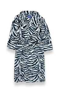 zebra fleece robe dressing gown, Dressing Gowns and Pajamas by Baturina Homewear