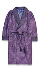 1purple jacquard dressing gown robe, Dressing Gowns and Pajamas by Baturina Homewear