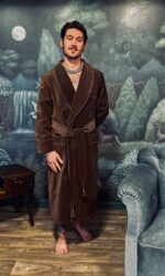 velvet2 dressing gown photoshooting, Dressing Gowns and Pajamas by Baturina Homewear