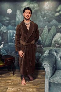 velvet2 dressing gown photoshooting, Dressing Gowns and Pajamas by Baturina Homewear